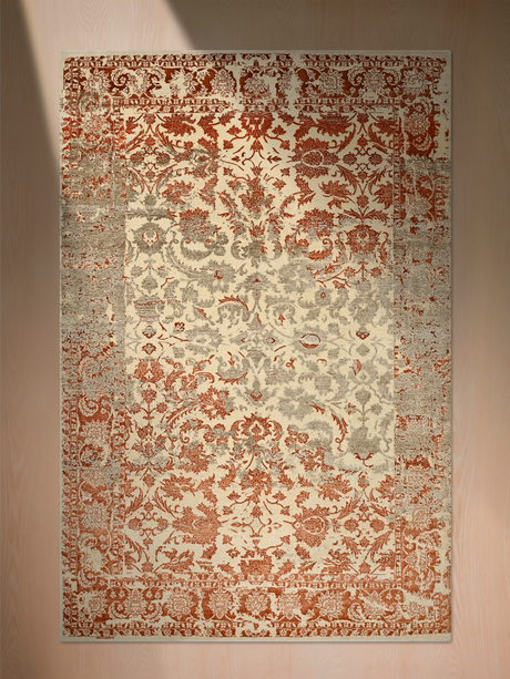 Parin Wool & Bamboo Silk Hand-Knotted Rug - Ravi