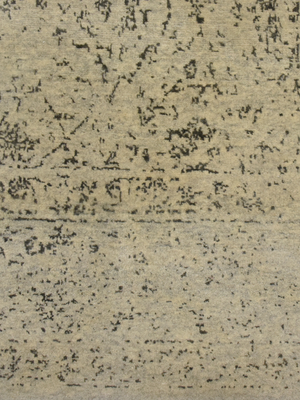 Ronak Wool & Bamboo Silk Hand-Knotted Rug - Khaki