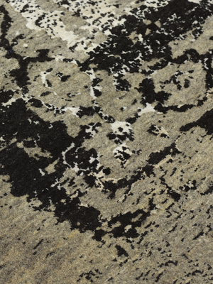 Vorlen Hand-knotted Wool & Bamboo Silk Rug - Brown