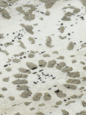Vorlen Hand-knotted Wool & Bamboo Silk Rug - Brown