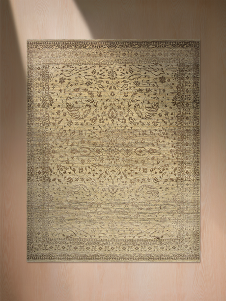 Brynna Hand-knotted Wool & Bamboo Silk Rug