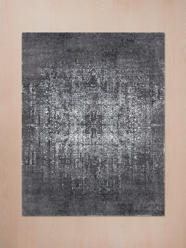Ruvan Hand-knotted Wool & Bamboo Silk Rug