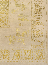 Umar Wool & Bamboo Silk Hand-Knotted Rug - Beige
