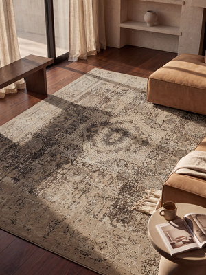 Vaan Wool & Bamboo Silk Hand-Knotted Rug - Brown