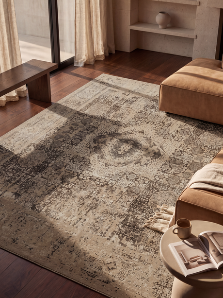 Vaan Wool & Bamboo Silk Hand-Knotted Rug