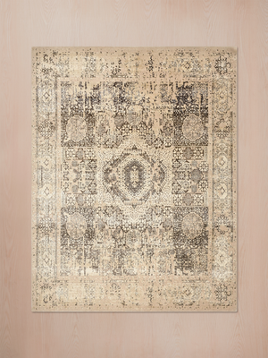 Vaan Wool & Bamboo Silk Hand-Knotted Rug - Brown
