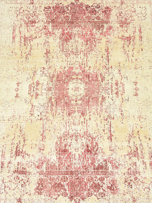 Mihir Wool & Bamboo Silk Hand-Knotted Rug - Rose
