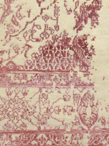 Shirin Rose Wool & Bamboo Silk Hand-Knotted Rug