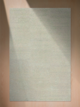Clare Khaki Wool & Bamboo Silk Hand-Knotted Rug