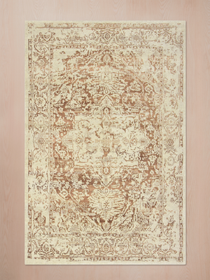 Jora Wool & Bamboo Silk Hand-Knotted Rug - Antique Brown