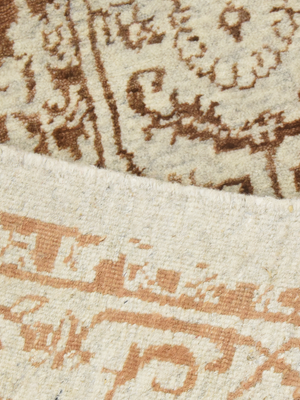 Jora Wool & Bamboo Silk Hand-Knotted Rug - Antique Brown