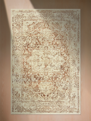 Jora Wool & Bamboo Silk Hand-Knotted Rug - Antique Brown