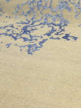 Raun Wool & Bamboo Silk Hand-Knotted Rug - Blue