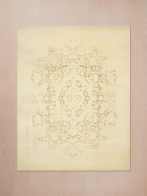 Raun Wool & Bamboo Silk Hand-Knotted Rug - Brown