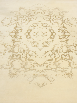 Raun Wool & Bamboo Silk Hand-Knotted Rug - Brown
