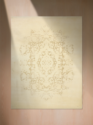 Raun Wool & Bamboo Silk Hand-Knotted Rug - Brown