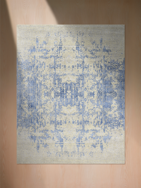 Hazel Wool & Bamboo Silk Hand-Knotted Rug