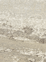 Varell Hand-Knotted Wool & Bamboo Silk Rug - Khaki