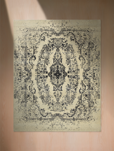 Nivra Hand-knotted Wool & Bamboo Silk Rug