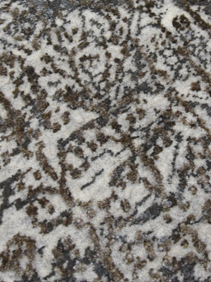Auren Hand-knotted Wool & Bamboo Silk Rug - Charcoal