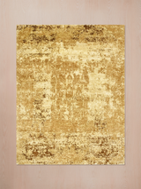 Tarell Hand-Knotted Wool & Bamboo Silk Rug - Brown