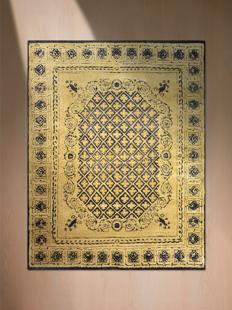 Elarin Hand-Knotted Wool & Bamboo Silk Rug - Moonstone