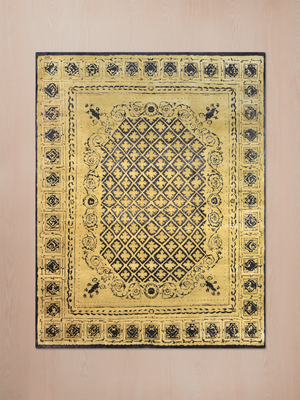Elarin Hand-Knotted Wool & Bamboo Silk Persian Rug - Moonstone