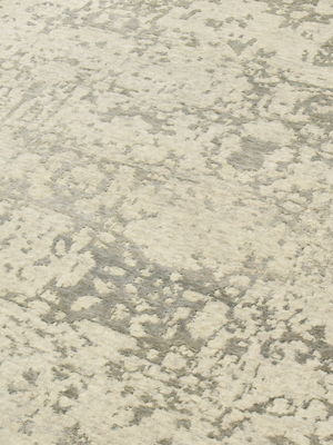 Mohini Wool & Bamboo Silk Hand-Knotted Rug - Beige