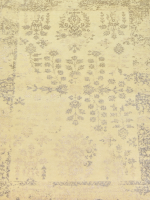 Kobo Wool & Bamboo Silk Hand-Knotted Rug - Beige