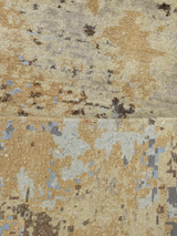 Mavren Hand-Knotted Wool & Bamboo Silk Rug - Brown