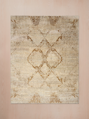 Irina Nettle Wool Hand-Knotted Rug - Cuban Sand