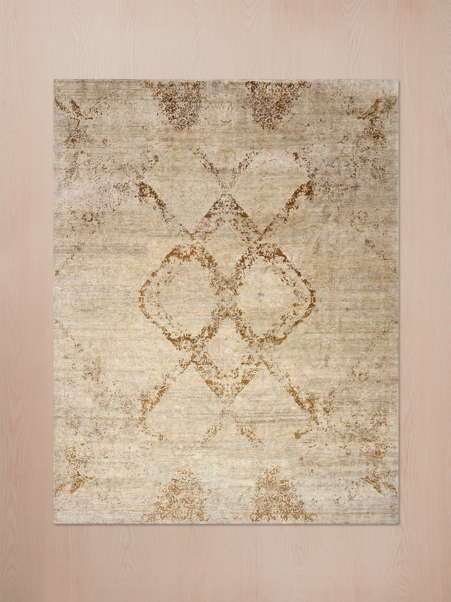 Irina Nettle Wool Hand-Knotted Rug - Cuban Sand