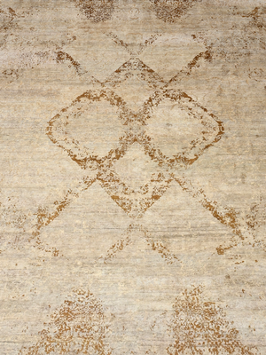 Irina Nettle Wool Hand-Knotted Rug - Cuban Sand