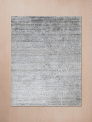 Irina Nettle Wool Hand-Knotted Rug - Grey Melange