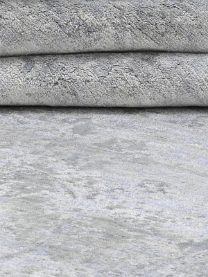 Irina Nettle Wool Hand-Knotted Rug - Grey Melange