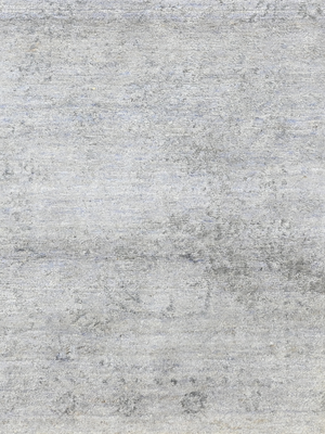 Irina Nettle Wool Hand-Knotted Rug - Grey Melange