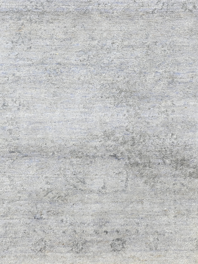 Irina Nettle Wool Hand-Knotted Rug - Grey Melange