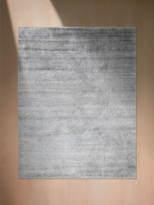 Irina Nettle Wool Hand-Knotted Rug - Grey Melange