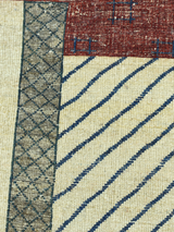 Vareh Hand-Knotted Gabbeh Wool Rug – Multi (Ochre & Burgundy)