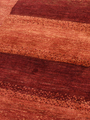 Lahar Hand-Knotted Gabbeh Wool Rug – Red