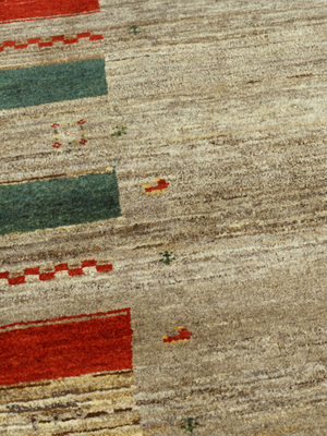 Soran Hand-Knotted Gabbeh Wool Rug – Brown Melange