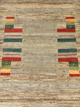 Soran Hand-Knotted Gabbeh Wool Rug – Brown Melange