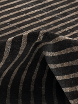 Darvan Hand-Knotted Wool Rug – Charcoal