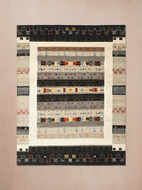 Kalam Hand-Knotted Wool Rug – Multi