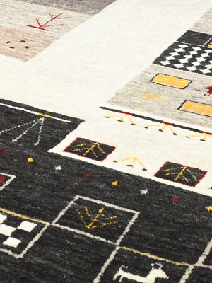 Kalam Hand-Knotted Wool Rug – Multi