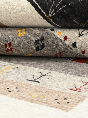 Kalam Hand-Knotted Wool Rug – Multi