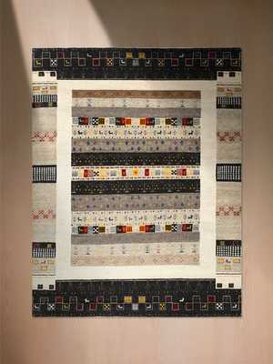 Kalam Hand-Knotted Wool Rug – Multi