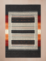 Garav Hand-Knotted Wool Rug – Multi