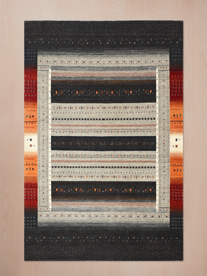 Garav Hand-Knotted Wool Rug – Multi