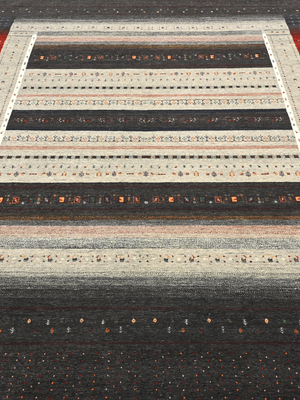 Garav Hand-Knotted Wool Rug – Multi
